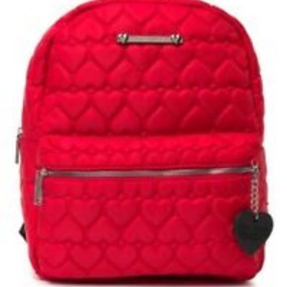 Betsey Johnson Handbags - Betsey Johnson HEART QUILTED BACKPACK